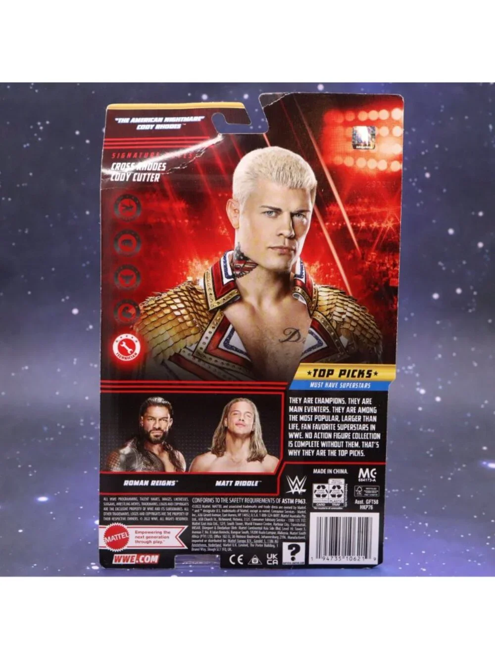 WWE Top Picks Cody Rhodes Action Figure 